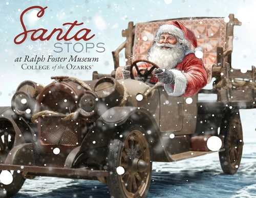 Santa Stops at Ralph Foster Museum College of the Ozarks